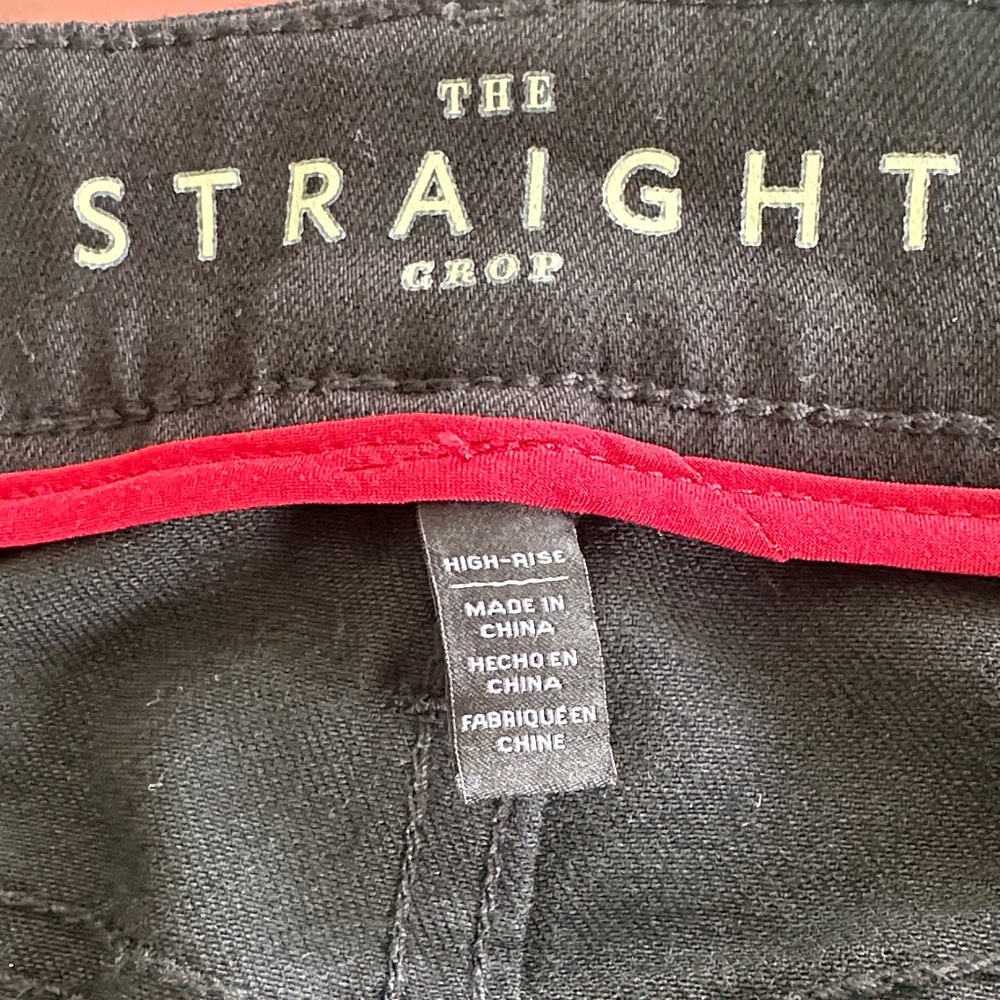 WHBM High-Rise Straight Crop Black Jeans Size 2 P – Must-Have! - Picture 2 of 9